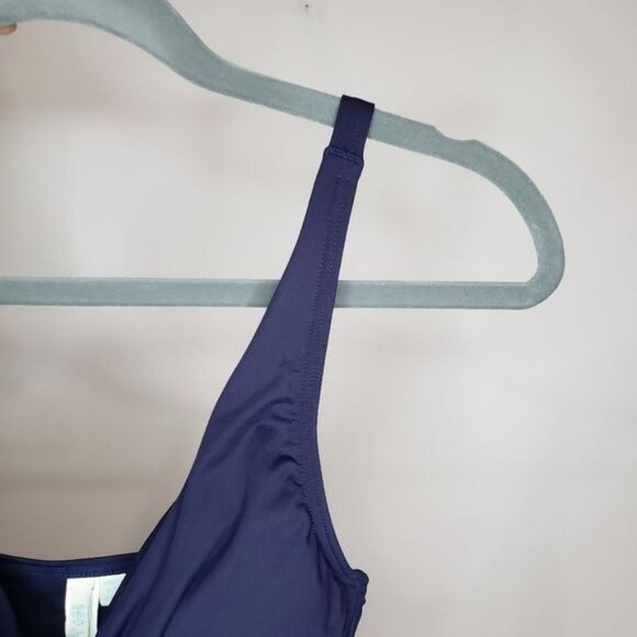 NWOT‎ Sea Level Cross Front Multifit Tankini Top Size 8 - Picture 7 of 10